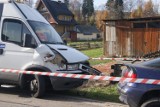 Wypadek w Białym Dunajcu: Bus wjechał w opla. Pasażerka w szpitalu [ZDJĘCIA]