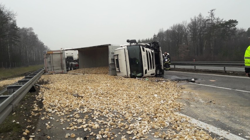 Wypadek na autostradzie A4 między węzłami Kędzierzyn-Koźle i...