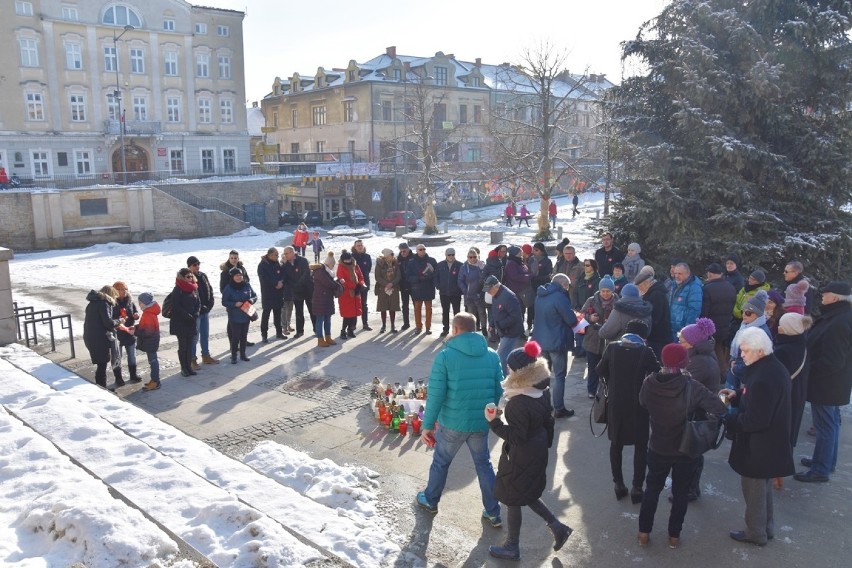 Gorlice solidarne z Gdańskiem. Wiec Ciszą Wobec Przemocy