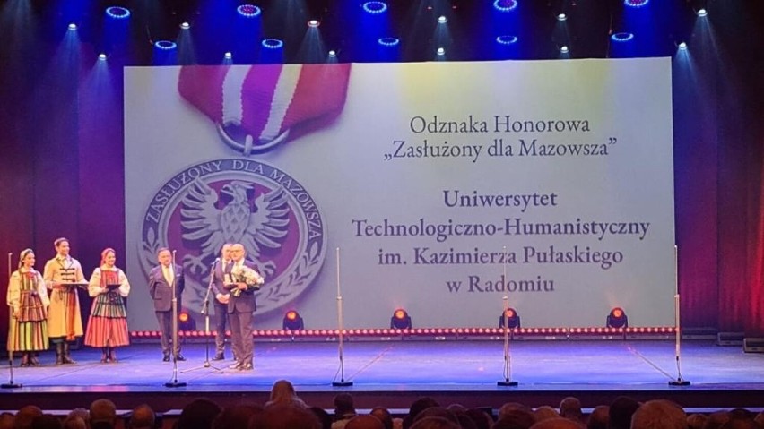 Uniwersytet Technologiczno-Humanistyczny w Radomiu otrzymał Odznakę Honorową "Zasłużony dla Mazowsza"