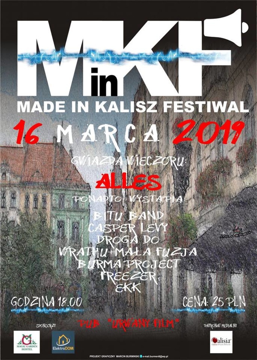 Made in Kalisz Festival 2019. W pubie Urwany Film odbędzie...