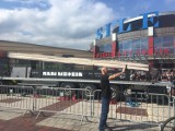 Katowice: Ciężarówka Rammstein stanęła przed Silesią City Center [ZDJĘCIA]