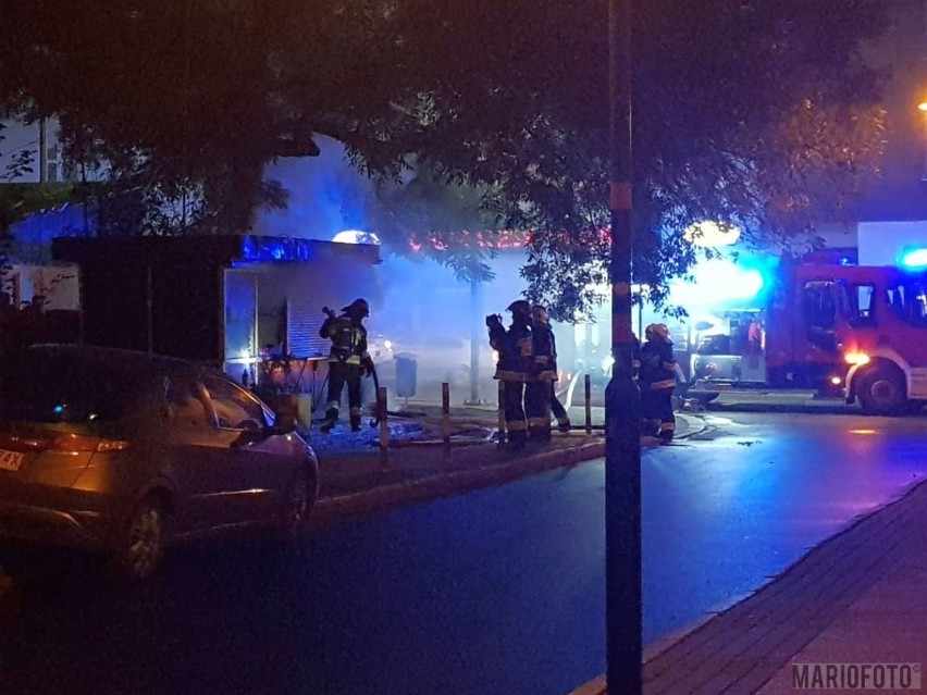 Pożar kiosku w Opolu. Podpalacz chciał zatrzeć ślady włamania? 