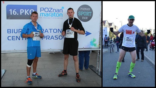 Biegacze ze Żnina na poznańskim maratonie przebiegli trasę 42 km.