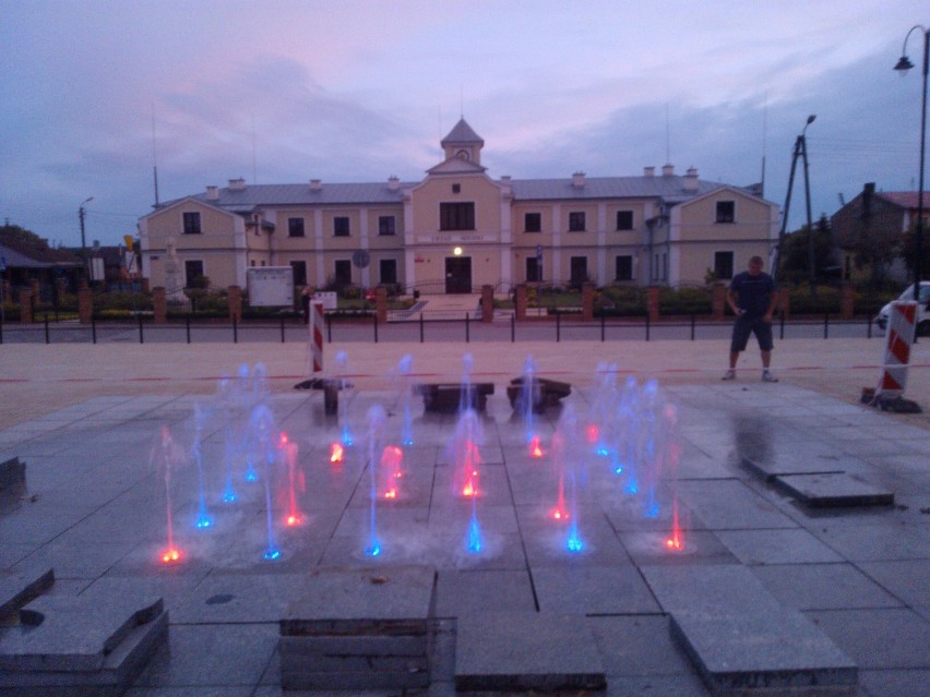 Nowe fontanny w Łęcznej