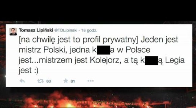 Tomasz Lipiński na Twitterze