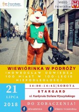 WiewiórINKA w sobotę w Stargardzie! Ciekawa akcja promocyjna Inowrocławia