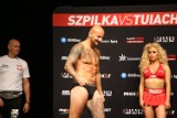 Artur Szpilka: "Moją motywacją był przede wszystkim powrót po ciężkim nokaucie". Ważenie przed Knockout Boxing Night 8 [ZDJĘCIA]