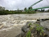 Drugi stopień zagrożenia powodziowego w Nowym Sączu. Stan wód niebezpiecznie się podnosi