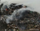 Jastrzębie-Zdrój: kolejny raz płonęło wysypisko śmieci przy ulicy Dębina [ZDJĘCIA]