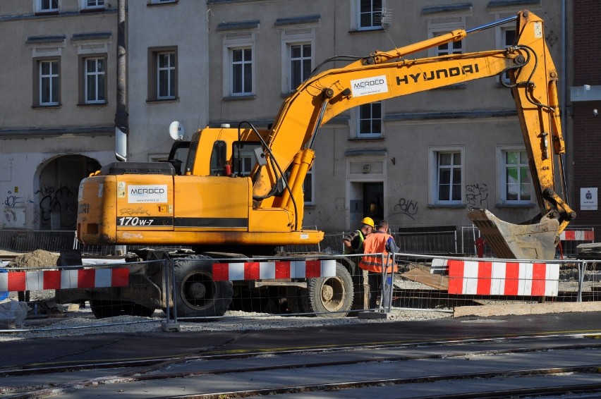 Torowisko na Hubskiej to prowizorka. Miasto: Tak to miało wyglądać [ZDJĘCIA]