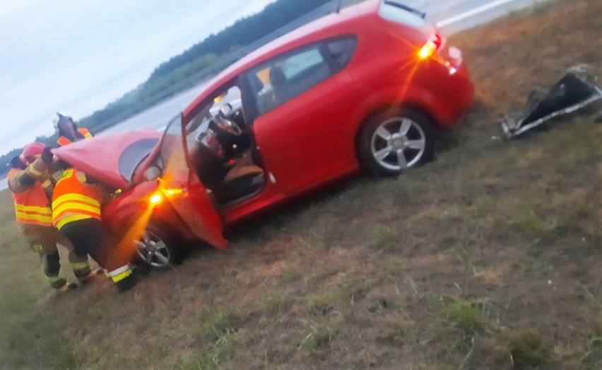 W jedną noc strażacy trzykrotnie wyjeżdżali na autostradę A4...