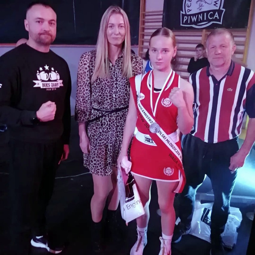 Wielki sukces zawodniczki z Żar. Hanna Wojtaszek została wicemistrzynią Polski(U16) w boksie