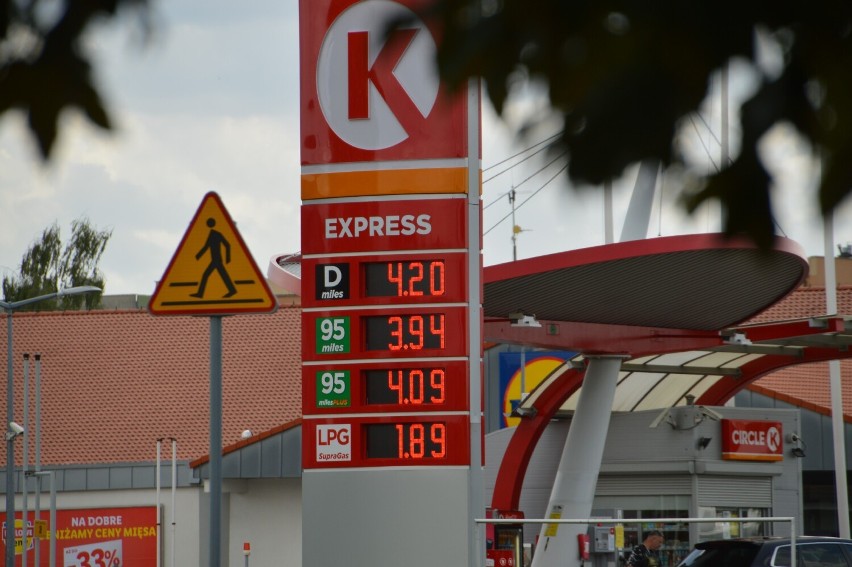 Ceny paliw na stacji Circle K w Rawiczu w maju 2020 roku
