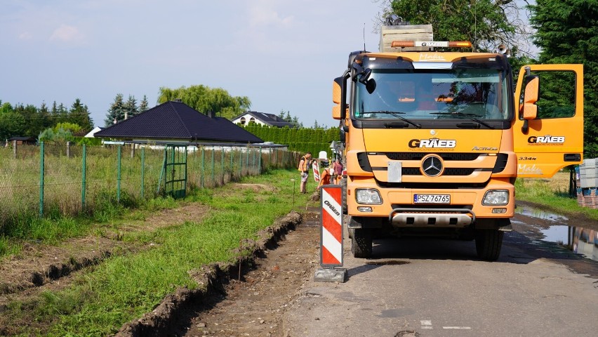 Przebudowa drogi powiatowej Szamotuły – Górka właśnie się rozpoczęła 