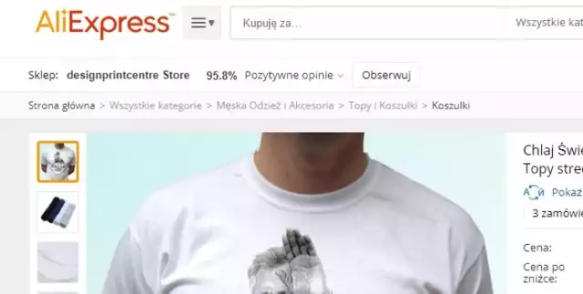 Aleksander Kwaśniewski jako Hitler! Szokująca koszulka z AliExpress! |  dolnośląskie Nasze Miasto