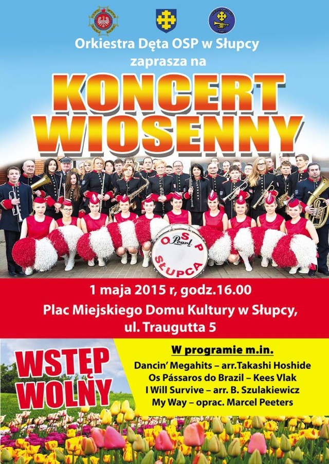 Orkiestra Dęta OSP w Słupcy zaprasza na Koncert wiosenny