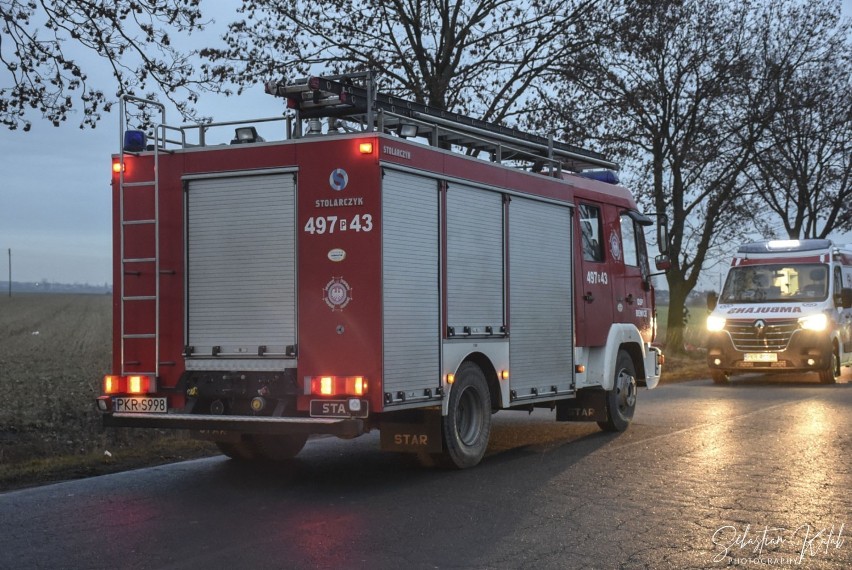 Śmiertelny wypadek pod Wróżewami. Zginął młody mężczyzna [ZDJĘCIA]          