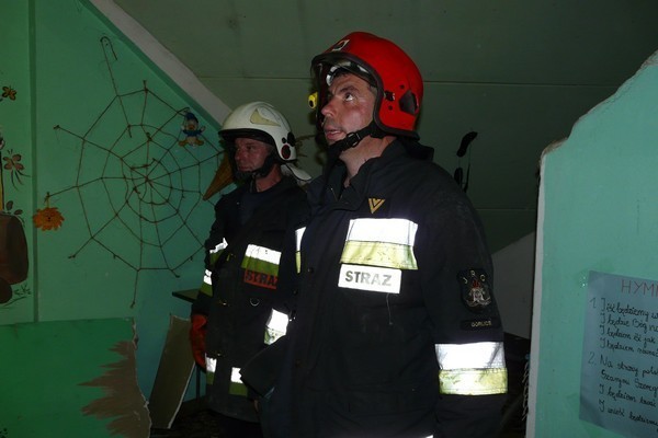 Pożar kościoła w Gorlicach: spalił się strop i ocieplenie [ZDJĘCIA]
