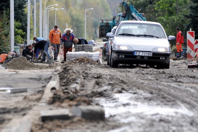 Remont ulicy Jędrzychowskiej w Zielonej Górze