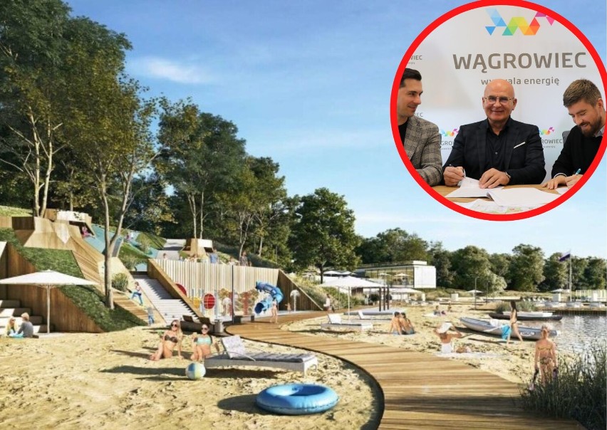 Rewitalizacja plaży miejskiej w Wągrowcu coraz bliżej. Wykonano kolejny krok w stronę inwestycji 