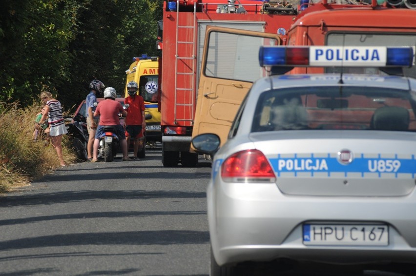 Śmierć na drodze Grzybno - Szołdry. Akcja ratownicza...