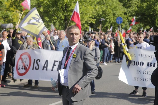 Robert Bąkiewicz, prezes Stowarzyszenia Roty Marszu Niepodległości