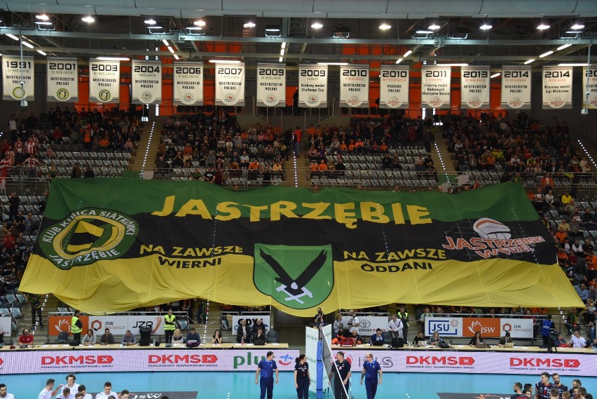 Jastrzębski Węgiel - Asseco Resovia Rzeszów 3:1. Tłumy kibiców na meczu [GALERIA KIBICÓW]