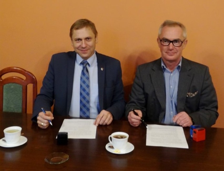 Starosta i Wójt Gminy Łęczyca podpisali list intencyjny w sprawie obsługi firm leasingowych