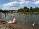 Plaża miejska w Choroszczy. Tłumy nad Kominowym Bajorem [ZDJĘCIA]