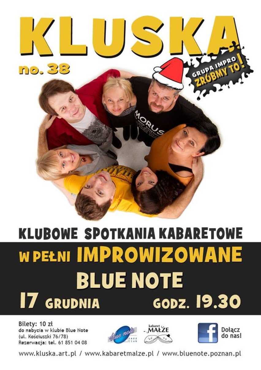 17.12.2013, wtorek, godz. 19.30

Kabaret Małże i Grupa Impro...
