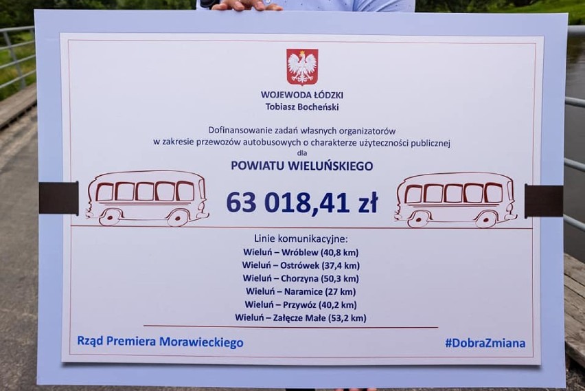 Uruchomiono nowe linie autobusowe w powiecie wieluńskim, w tym dwie turystyczne FOTO