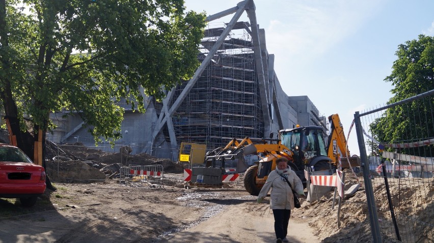 Budowa Zielonych Arkad w Bydgoszczy. Zaglądamy na plac budowy [zdjęcia] 