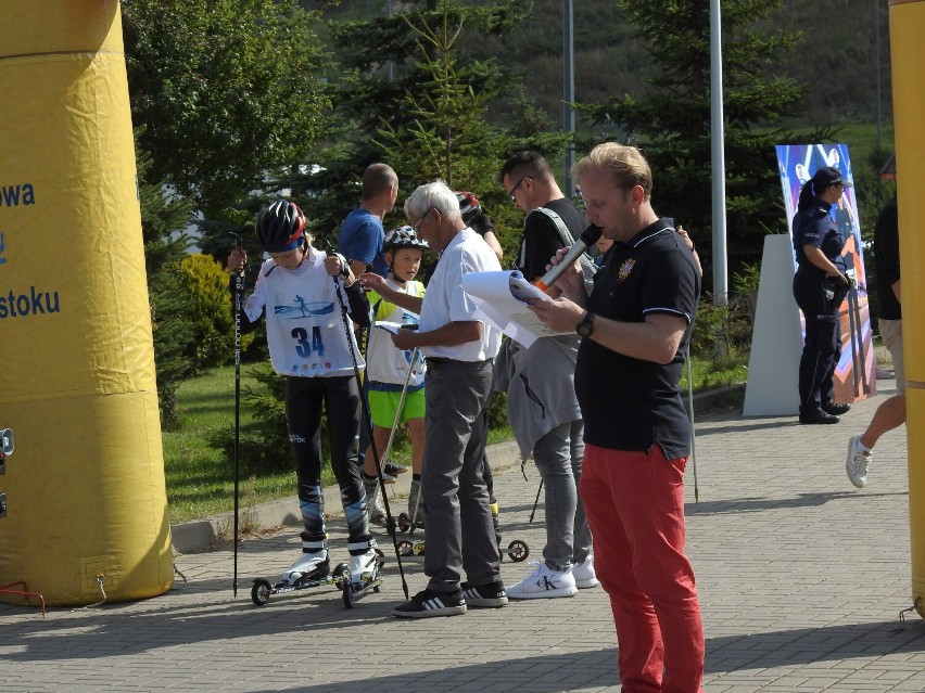 Międzynarodowy Puchar Podlasia w biegu na nartorolkach w Szelmencie [Zdjęcia]