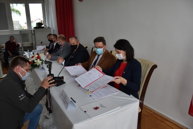 Podpisanie porozumienia w sprawie budowy obwodnicy Golubia-Dobrzynia