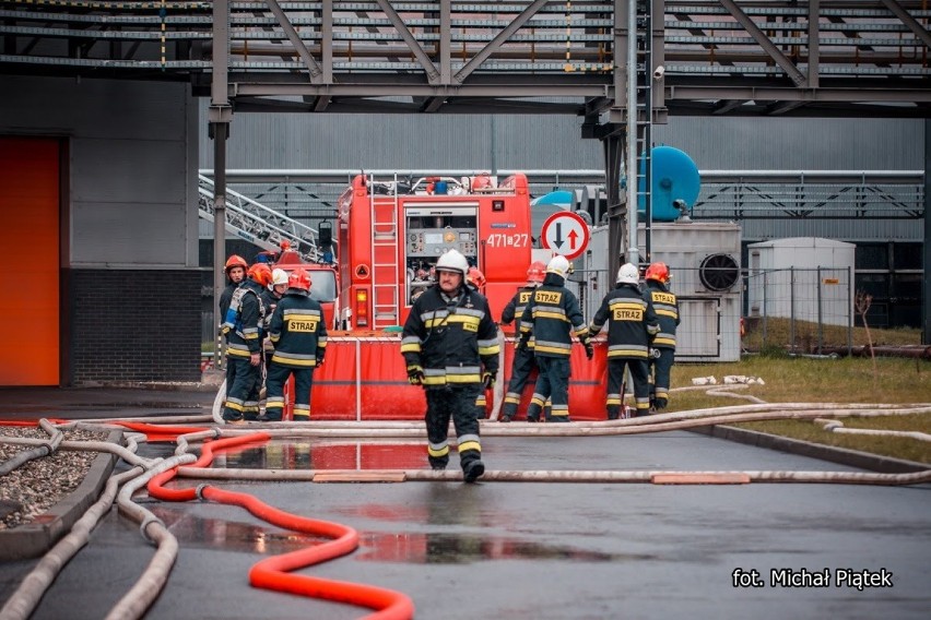 Jastrzębie: potężny pożar w EC Zofiówka, nasi strażacy w...