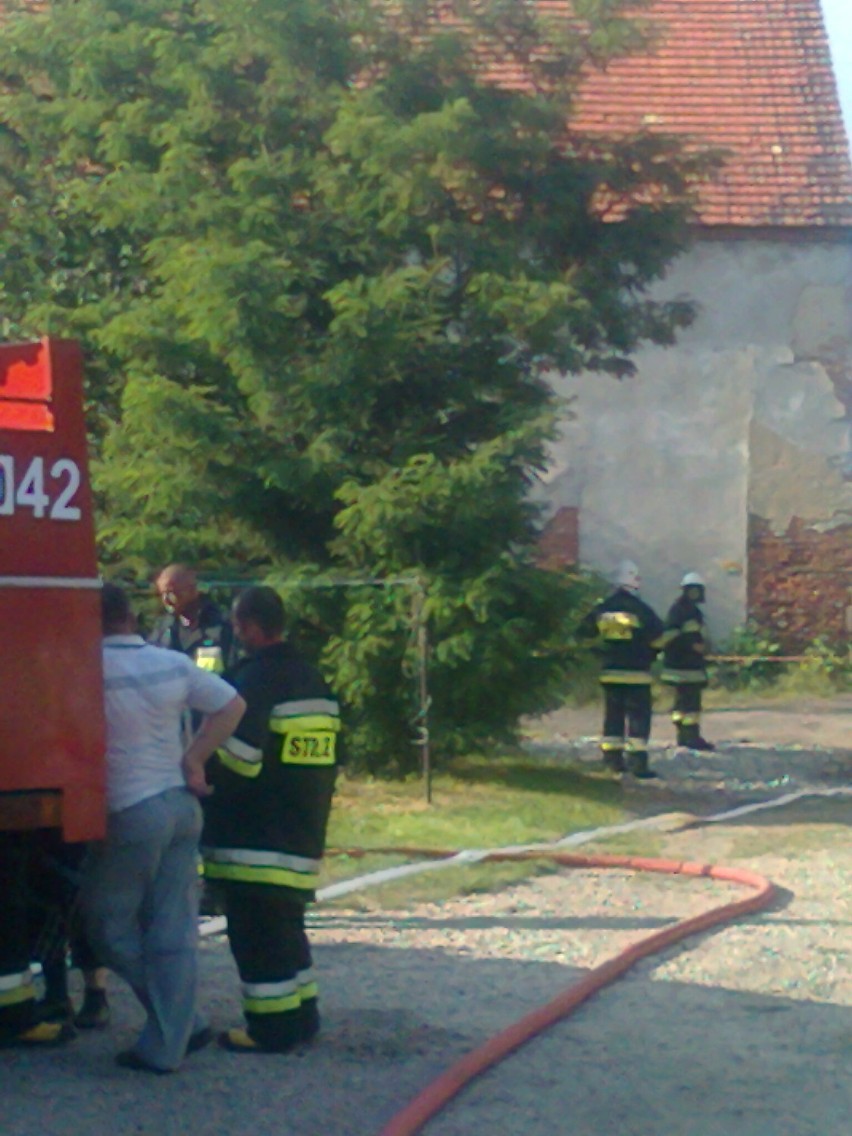 Zatrzymani po pożarze w Jaroszowie za narkotyki