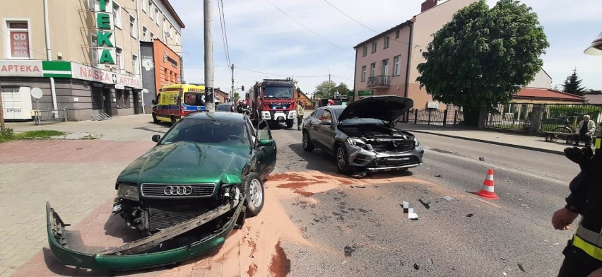 Wypadek na skrzyżowaniu ulic w Skarżysku. Dwie kobiety w szpitalu