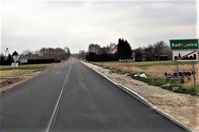Odnowiona droga w gminie Radecznica