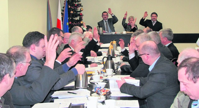 Głosowanie w sprawie budżetu gminy Tarnów na 2011  było tak naprawdę formalnością