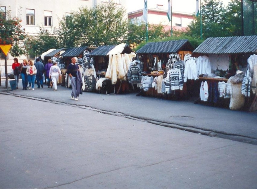 Stragany na skrzyżowaniu Krupówek i ul. Kościuszki