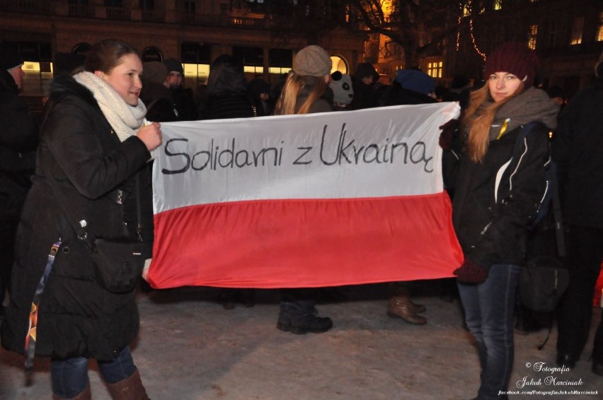 Manifestacja Solidarni z Ukrainą