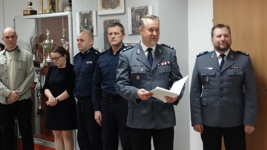Dwóch funkcjonariuszy łęczyckiej policji przeszło na emeryturę [ZDJĘCIA]
