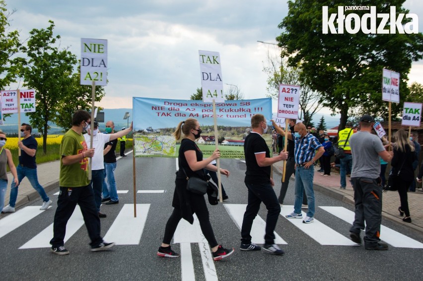 Boguszyn: protest przeciwko planowanemu przebiegowi drogi S8 [ZDJĘCIA]