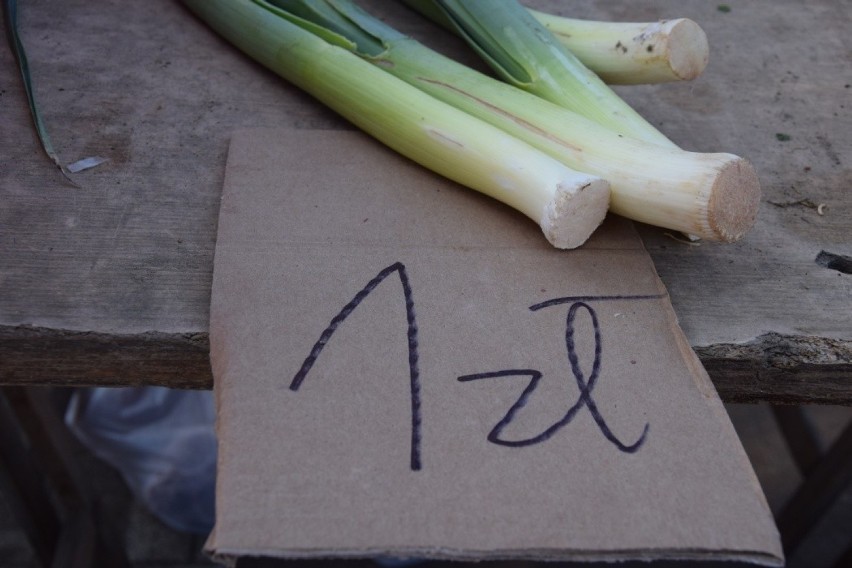 Ceny warzyw na targowisku w Nowej Soli, 17 stycznia 2020 r.