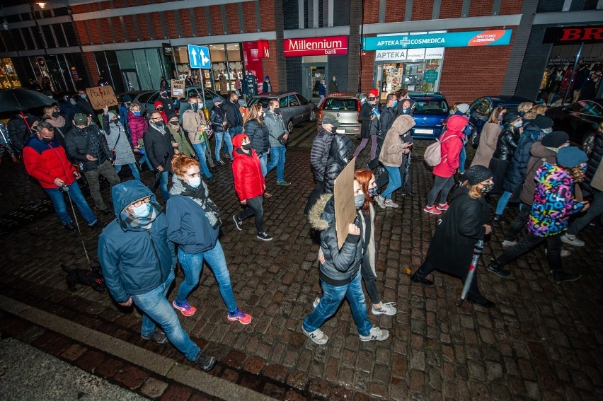 Protest w Kołobrzegu
