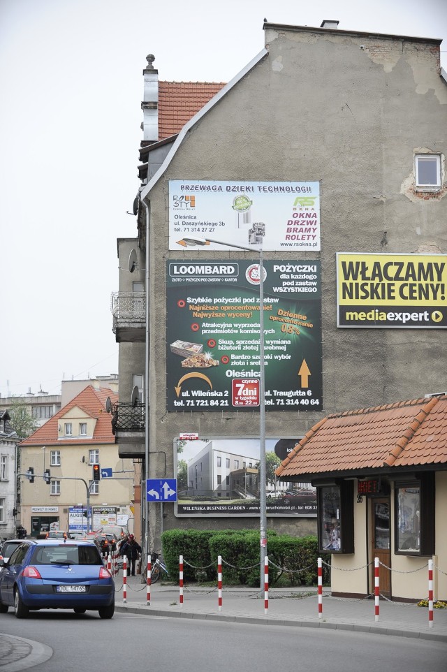 Zdania na temat chaosu reklamowego w mieście są podzielone