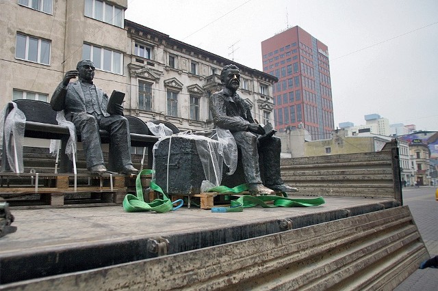 Czy pomniki Galerii Wielkich Łodzian wrócą na ul. Piotrkowską?
