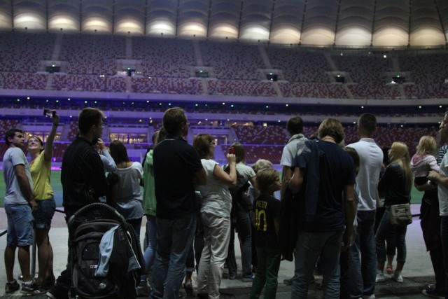 zwiedzanie Stadionu Narodowego w Warszawie