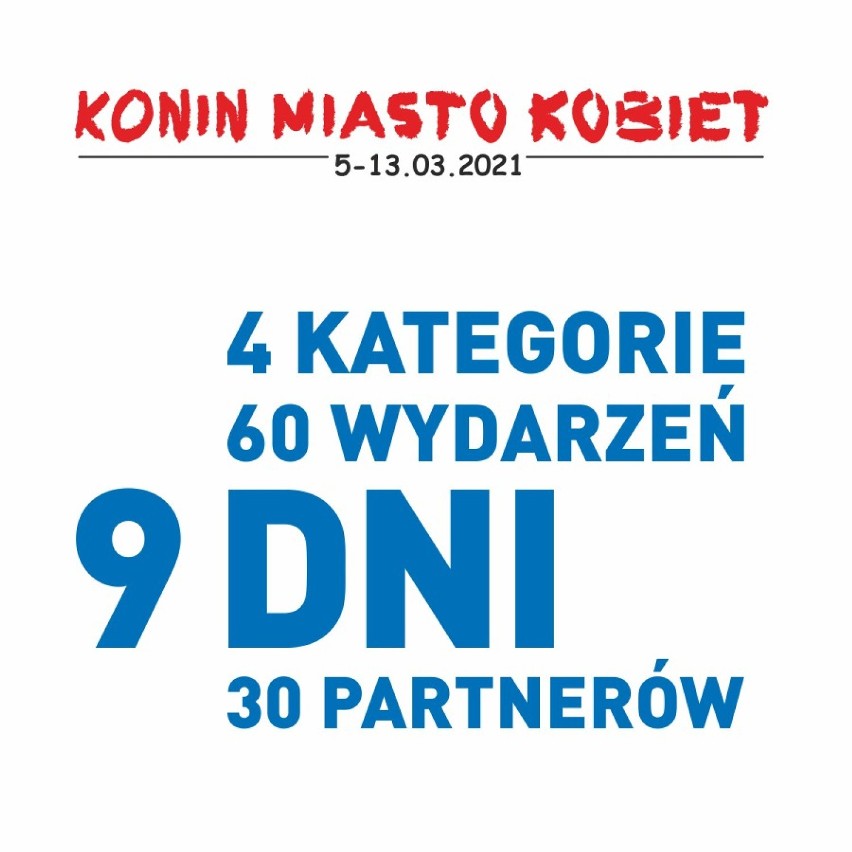 Konin jest kobietą: blisko 60 propozycji w ciągu 9 dni